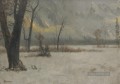 WINTER LANDSCAPE Amerikanischer Albert Bierstadt Schnee